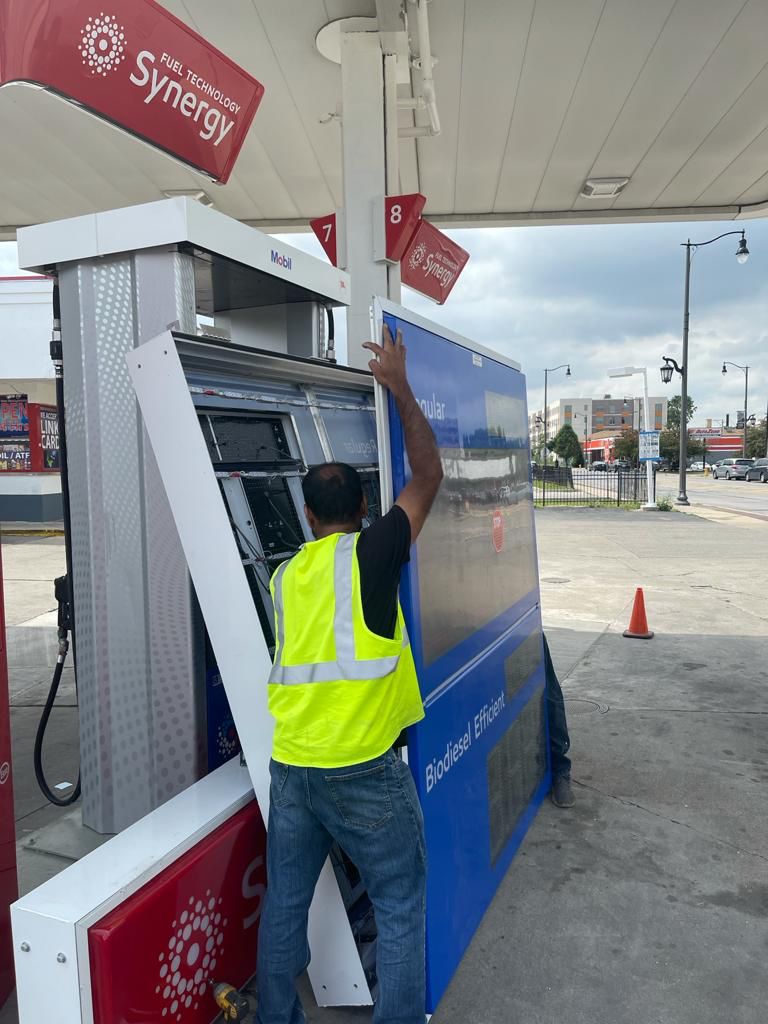 gas station canopy repair